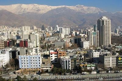 میانگین هر متر مسكن در تهران به 13 و سه دهم میلیون تومان رسید